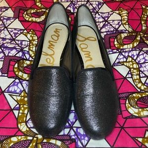 Sam Edelman Black Shimmery Loafer